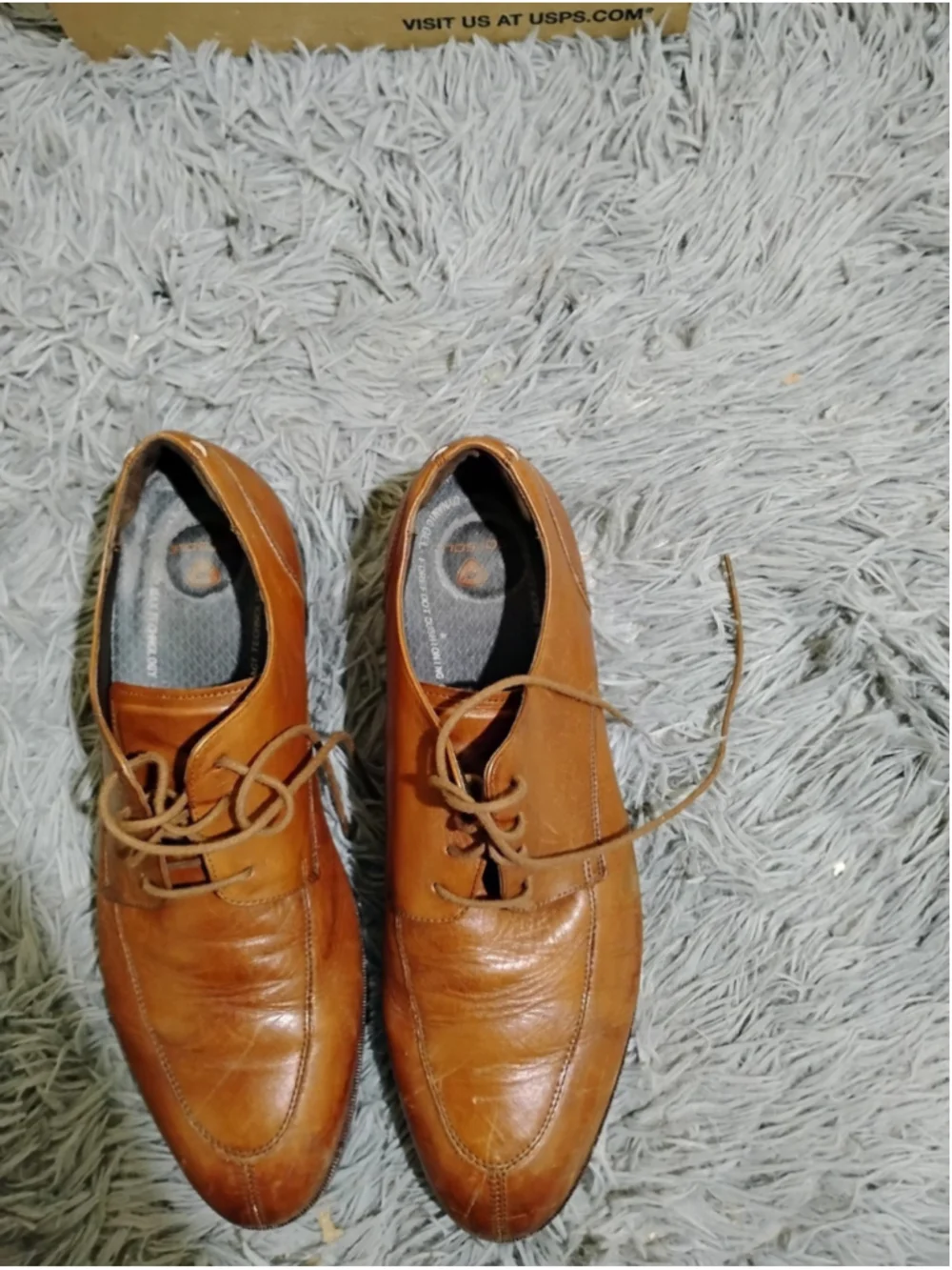 Cole Haan C24157 Grand OS Light Men’s Sze 10.5 Brown Leather Split Oxford Shoes
